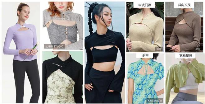新中式瑜伽服两大趋势热点结合服装设计可以如何做？(图7)