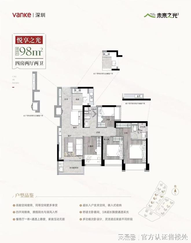开云体育深圳万科未来之光(通知)2024最新楼盘简介-房价-户型-配套(图8)